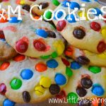 M&M sugar cookie recipe