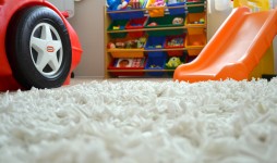 white t-shirt rug