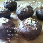 Chocolate Banana Hazelnut Muffins Recipe