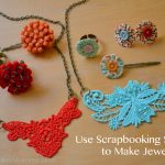 DIY scrapbook jewelry