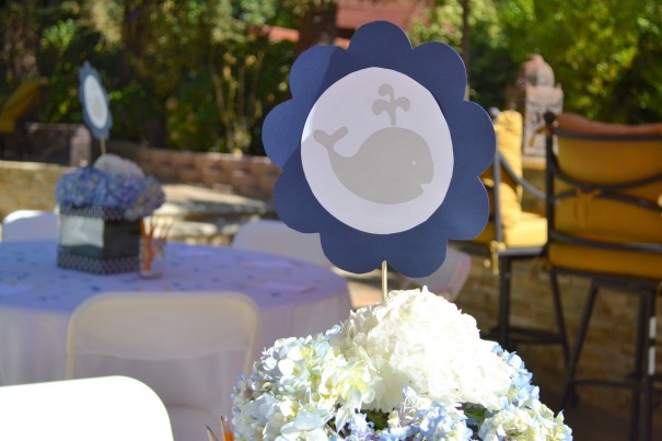 whale center pieces