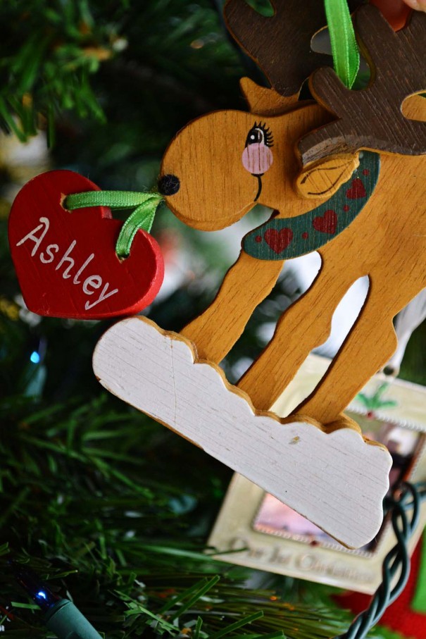 ashley deer ornament