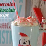 peppermint hot chocolate recipe title