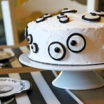 black and white cake