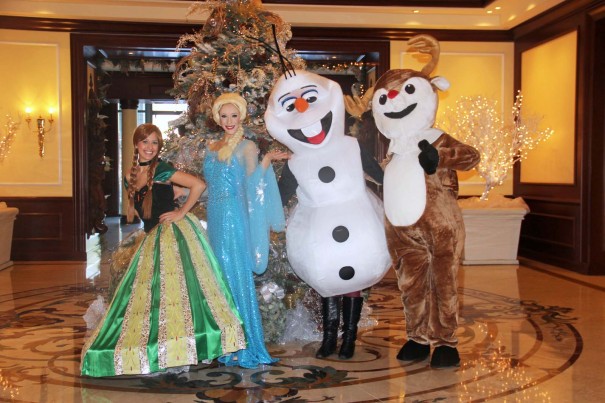 frozen character breakfast at the four seasons westlake
