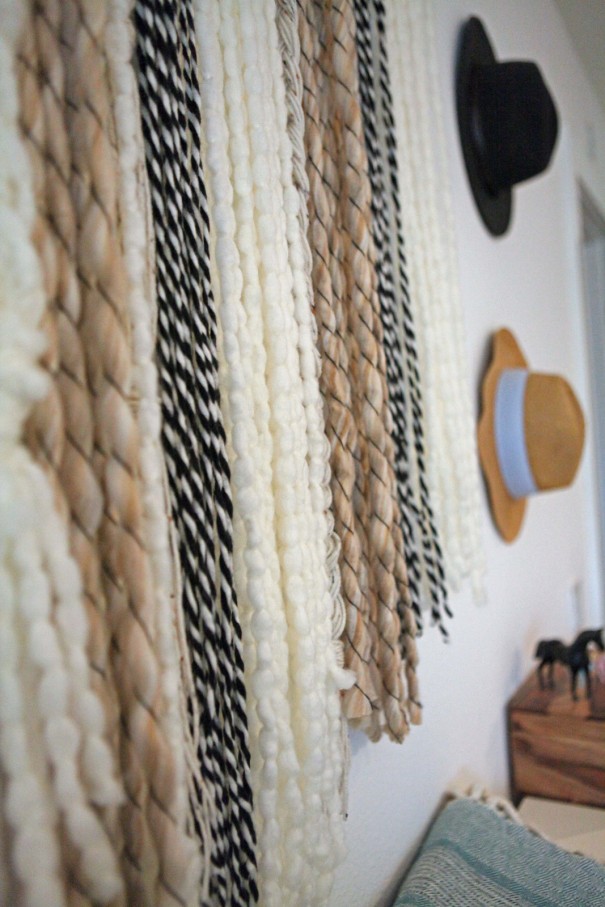 2-yarn wall art weaving