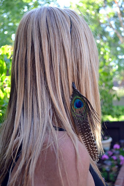 How to make a feather extension headband