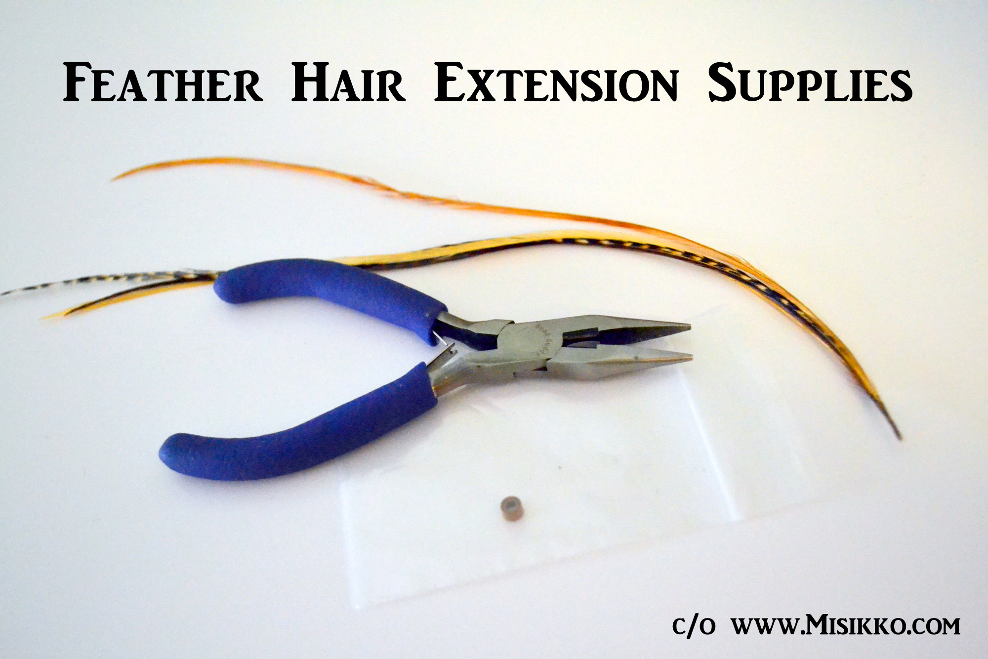 DIY Straight Hair and Feather Extensions style Little Miss Momma