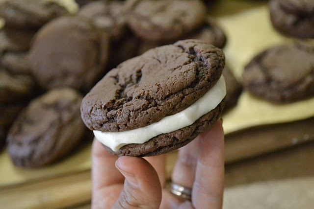 Homemade whoopie pies