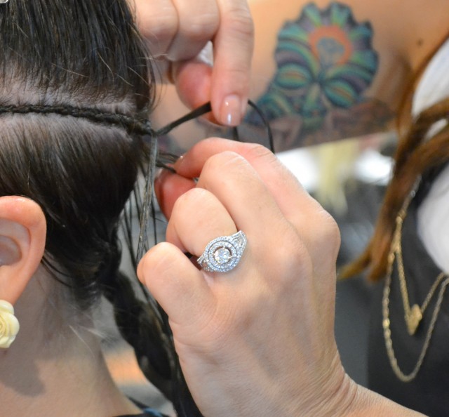 hair extension corn rows