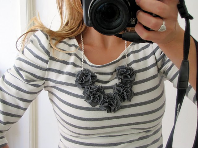 Pom Pom bib necklace