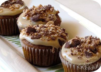 Pumpkin Cupcakes with Maple Frosting