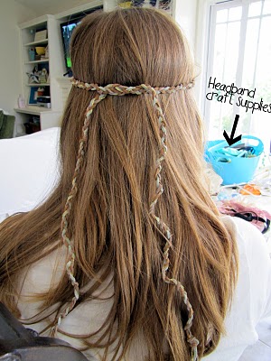 World's Easiest Bohemian Hippie Headband TUTORIAL - craft - Little Miss ...