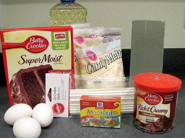 Cake pop ingredients