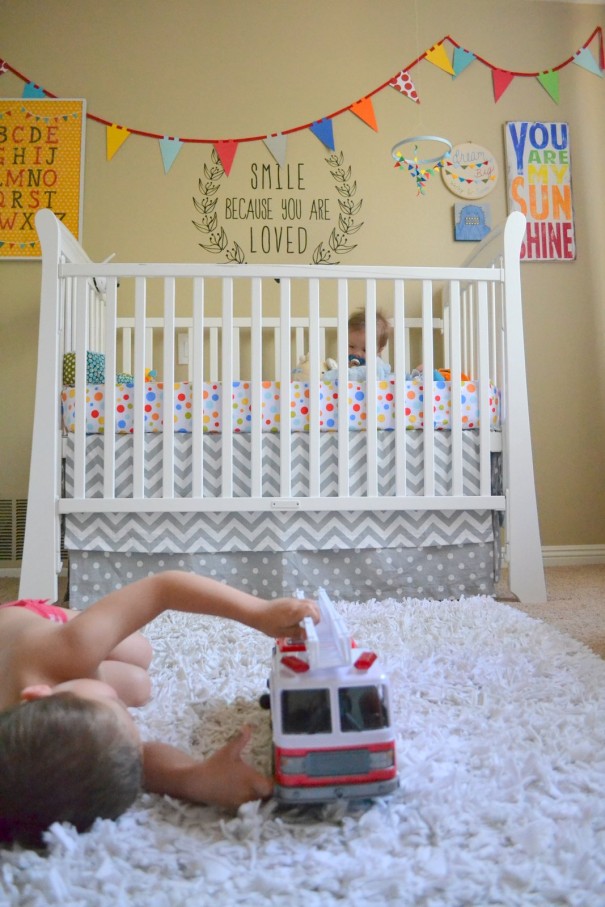 colorful nursery decor