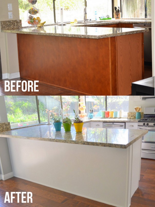 Kitchen Remodel With White Paint