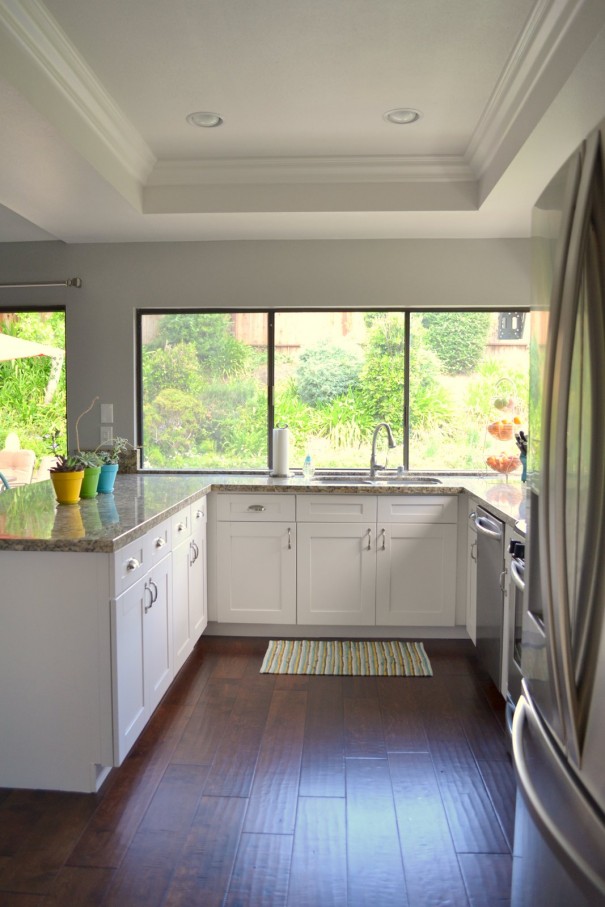 Kitchen Remodel With White Paint