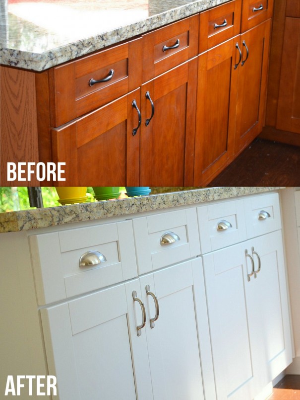 Kitchen Remodel With White Paint