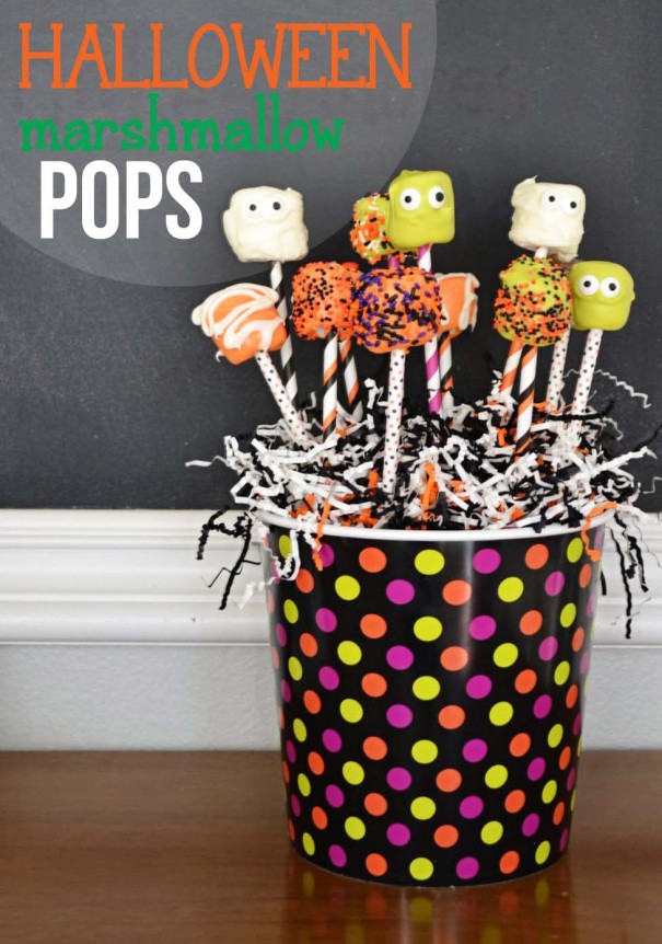 Halloween Marshmallow Pops Title