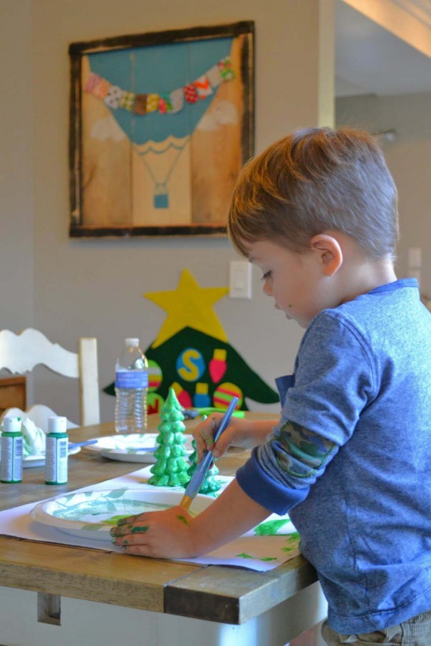 wes painting tree