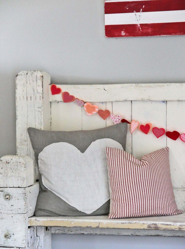 sew a heart pillow cover large