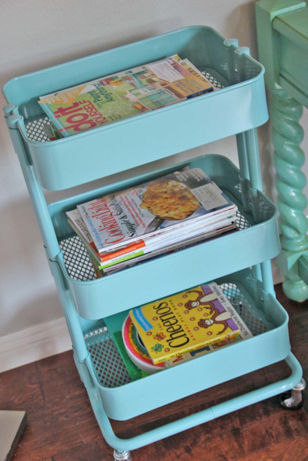 ikea turquoise caddy