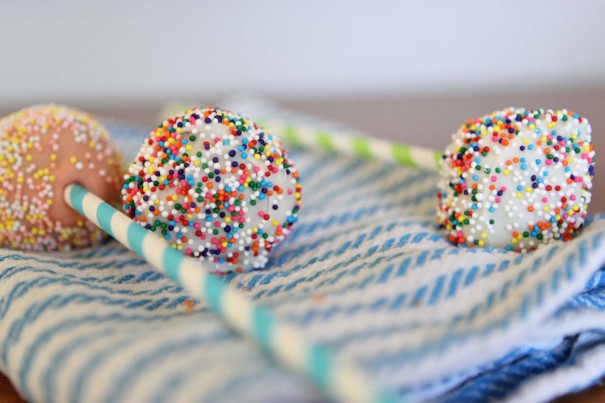 cake pops close up