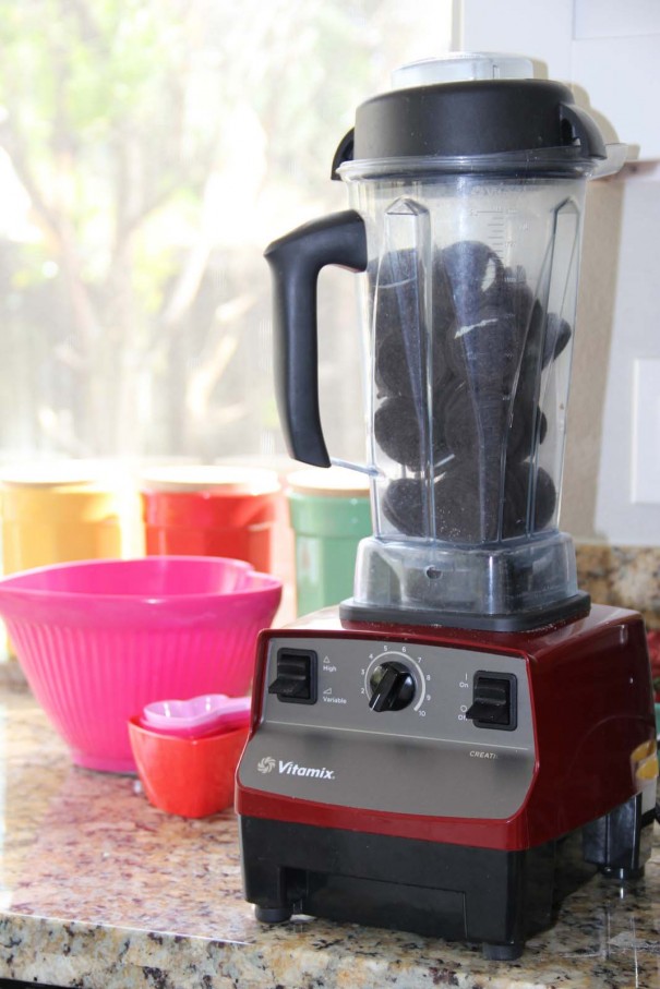 oreos in blender