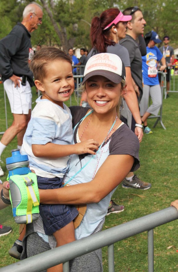 wes and mom running