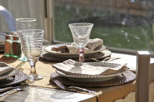 easter table setting