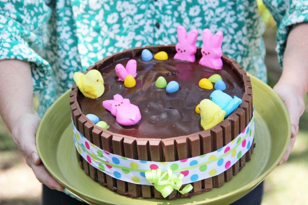 peeps hot tub cake