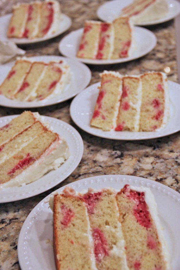 raspberry lemon yogurt cake