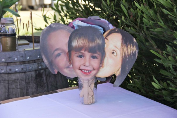 faces on a stick