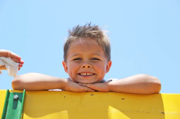 wes tractor smiling