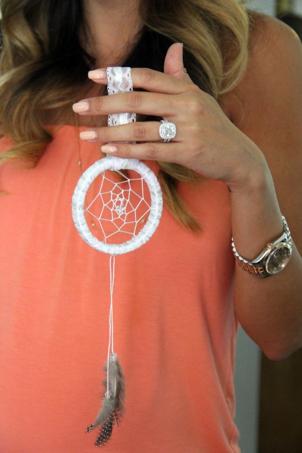 white dream catcher