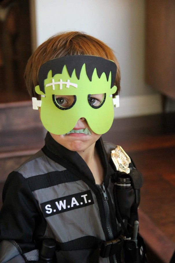 kids hallween masks foam