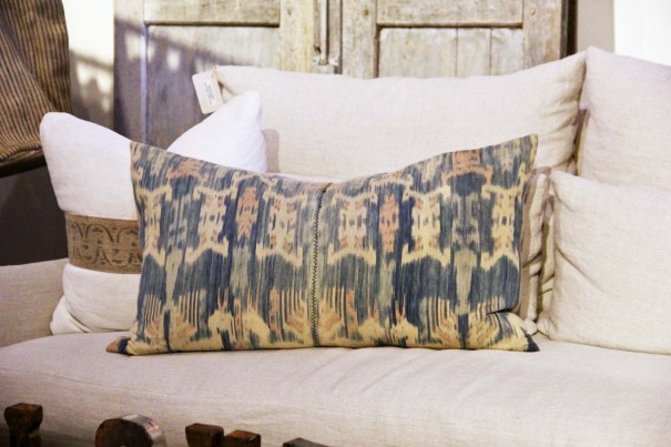 ikat vintage pillow