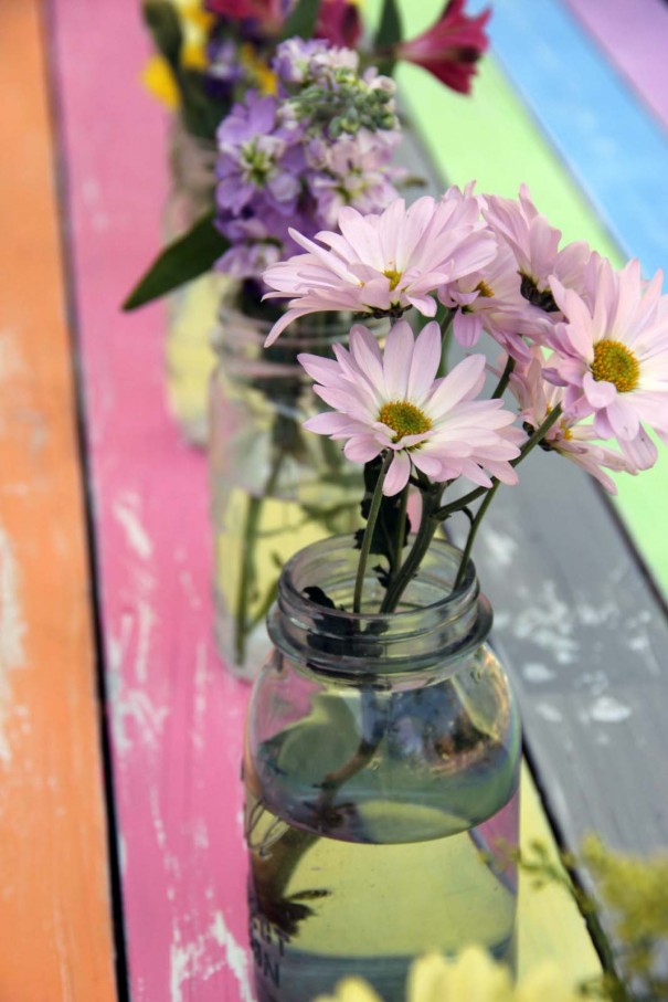 spring time dining table