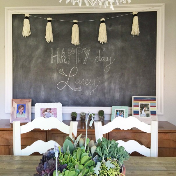 lacey chalkboard