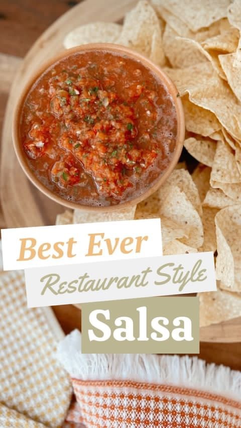 I'm gonna say it. This is my FAVORITE homemade salsa recipe ever—and I'm a bit of a salsa snob. Not only is it so easy to make, but it’s also soooo yummy!!! My family and I have been making and enjoying this salsa for years now, and I would say we’ve finally perfected the recipe! It's modeled after @thepioneerwoman recipe, but I've adjusted a couple things to our liking over the years 🍅 The complete recipe is on my blog (link in profile). Let me know if you give it a try!